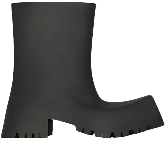 Luxe Square-Toe Rain Boots