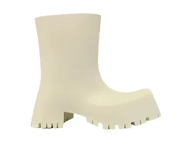 Luxe Square-Toe Rain Boots
