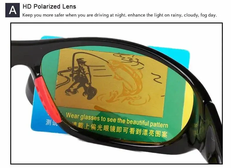 Men and Women Night Vision Anti-glare UV400 Lens Driving Sunglasses