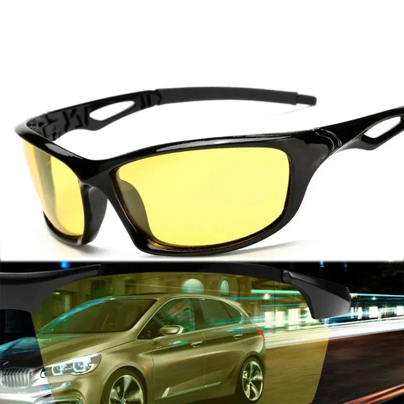 Men and Women Night Vision Anti-glare UV400 Lens Driving Sunglasses