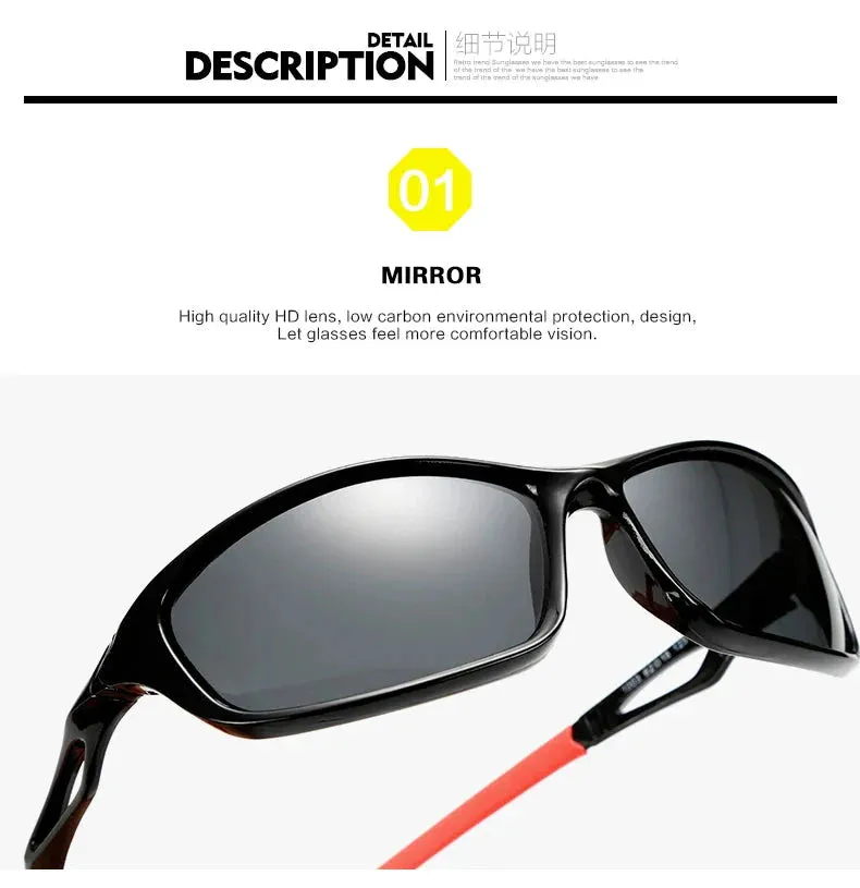 Men and Women Night Vision Anti-glare UV400 Lens Driving Sunglasses