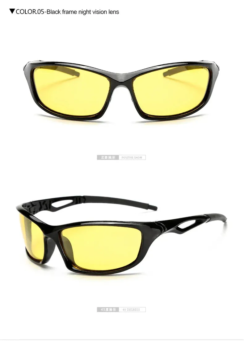 Men and Women Night Vision Anti-glare UV400 Lens Driving Sunglasses