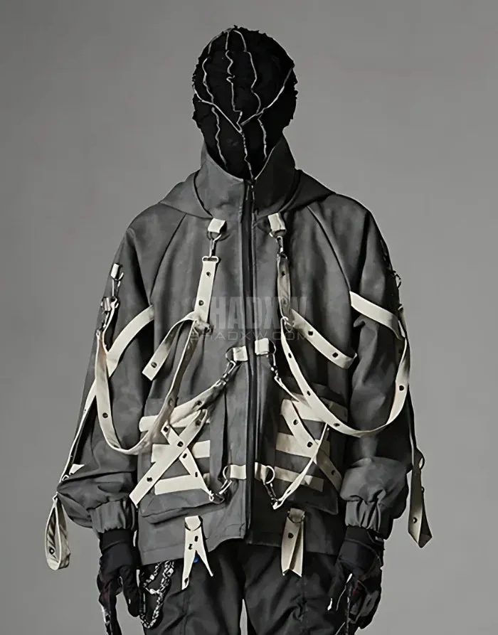 Men Tactical Leather Jacket