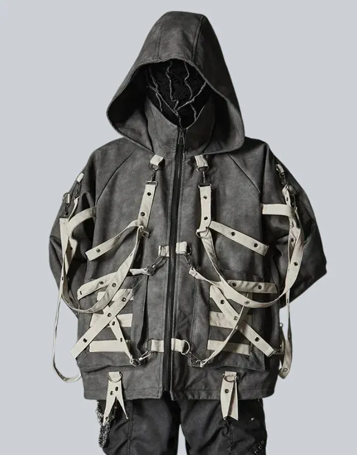 Men Tactical Leather Jacket