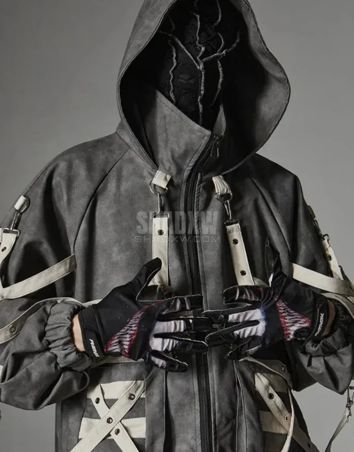 Men Tactical Leather Jacket