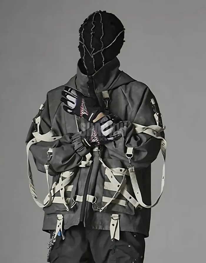 Men Tactical Leather Jacket