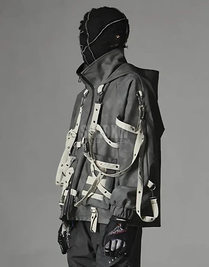 Men Tactical Leather Jacket