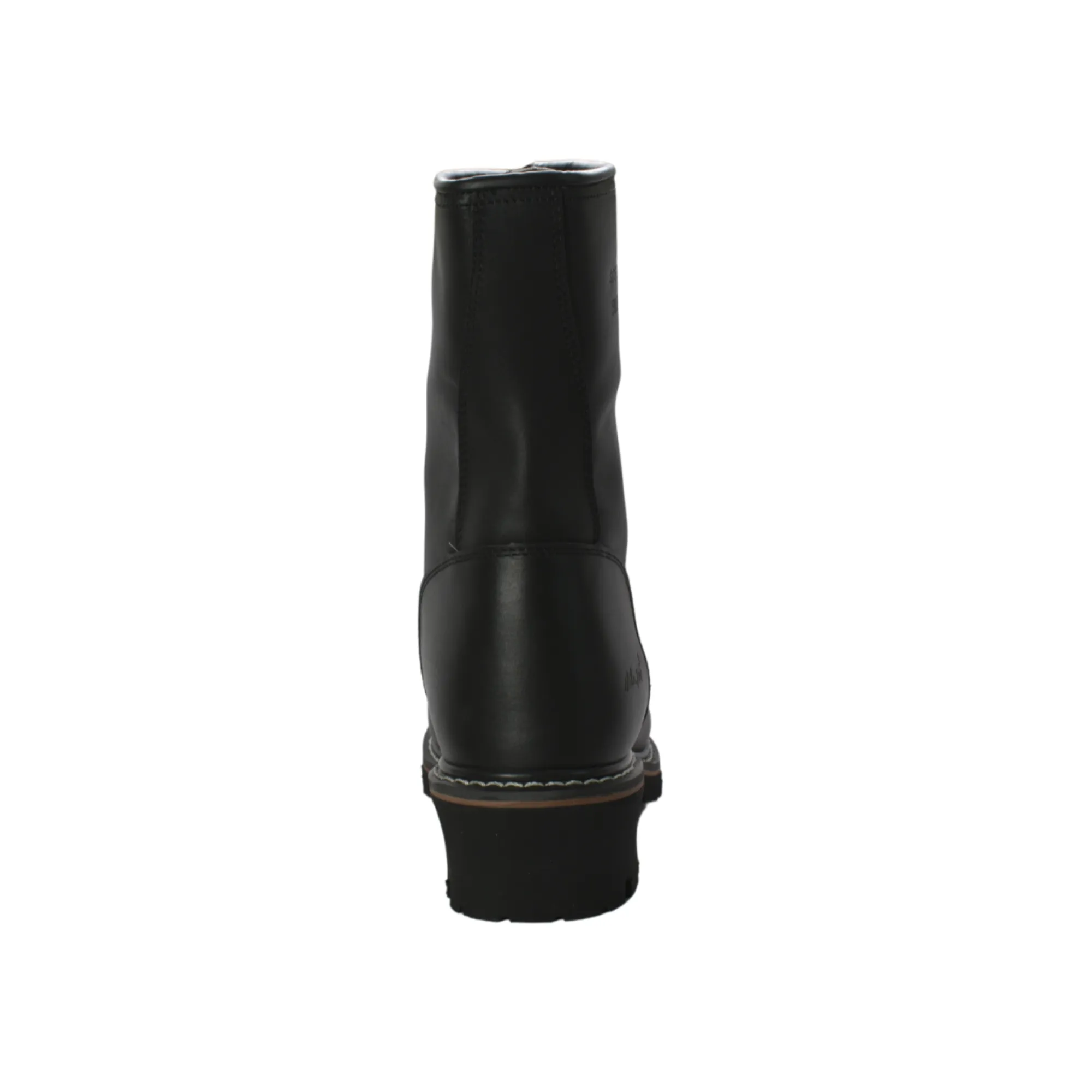 Men's 9" Black Lace Waterproof Steel Toe Logger - 1428WP-BK