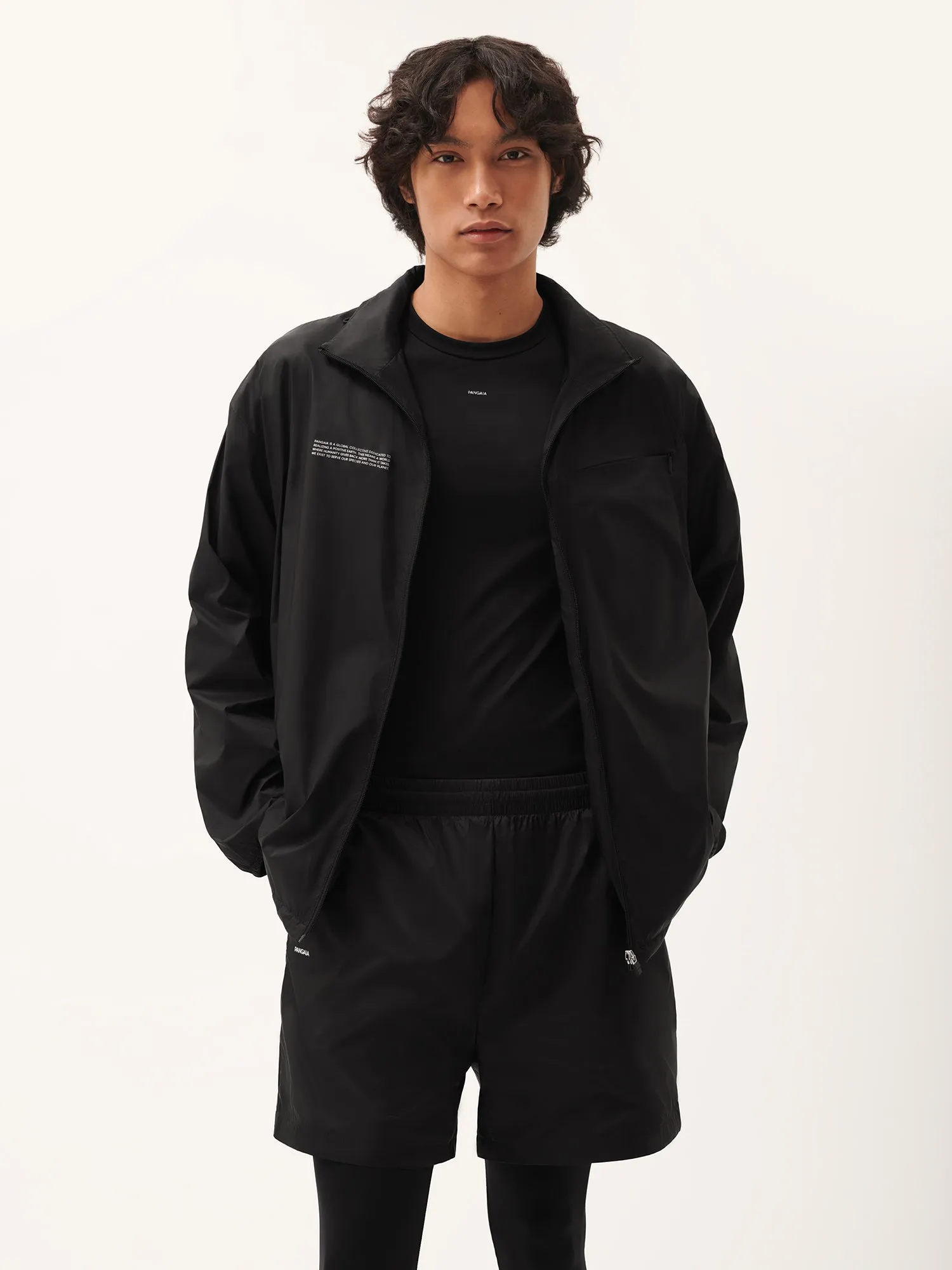 Men'S DNA Recycled Nylon Packable Jacket—black