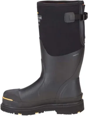 Men's DRYSHOD Steel-Toe Adjustable Gusset Work Boots STG-UH-BK