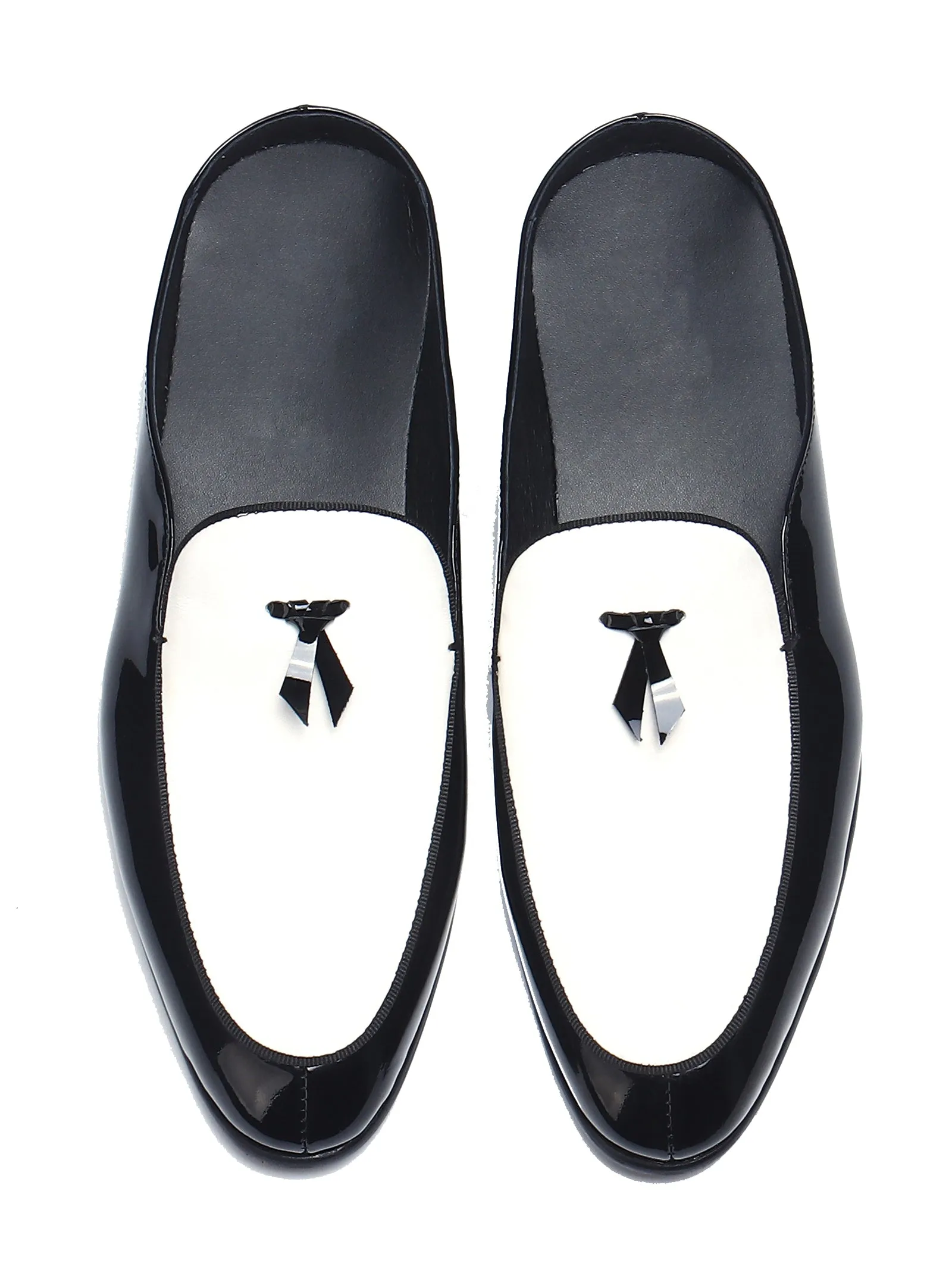 Men's Open Slip-On Leather Mules