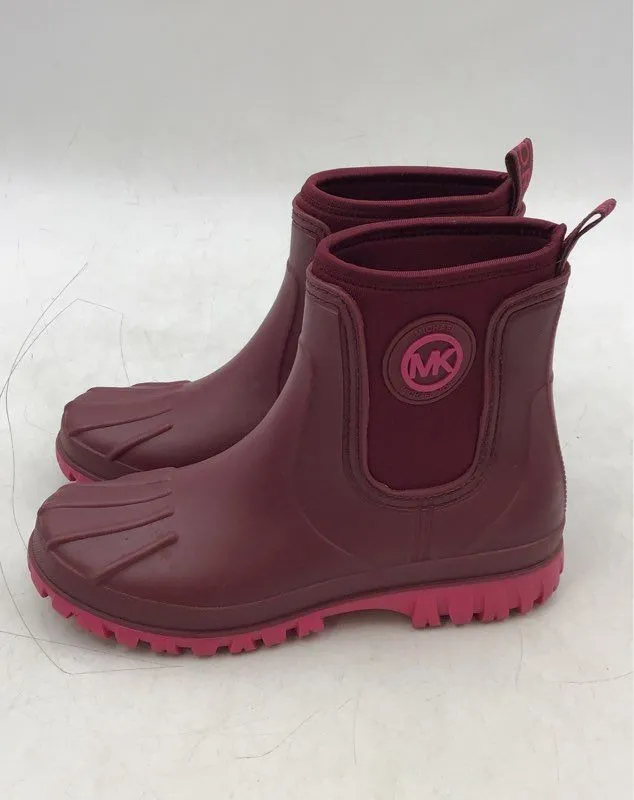 Michael Kors Women's Pink Rain Boots - Size 7