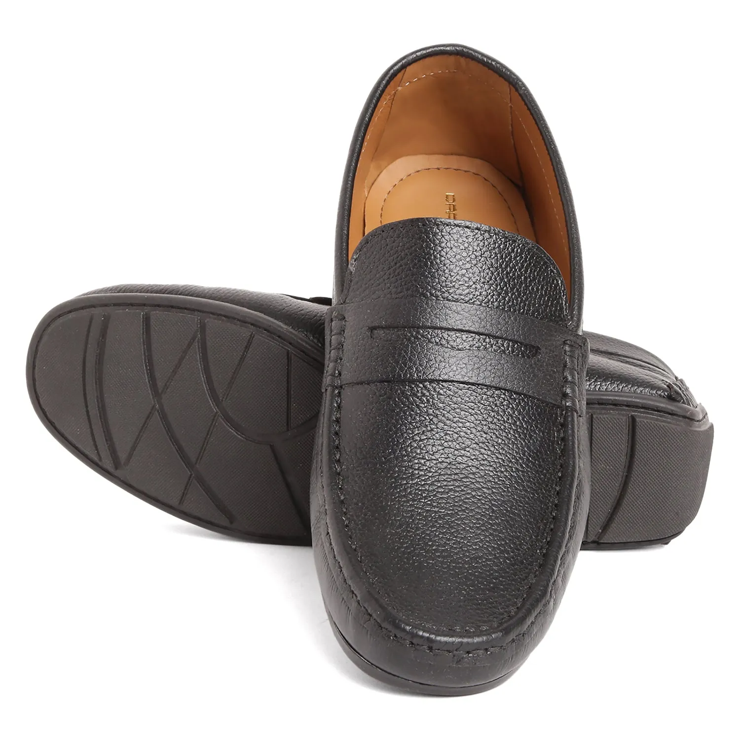 Mild Leather Driving Shoe - Black