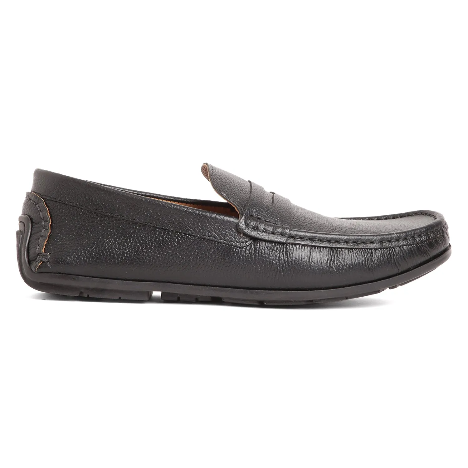 Mild Leather Driving Shoe - Black
