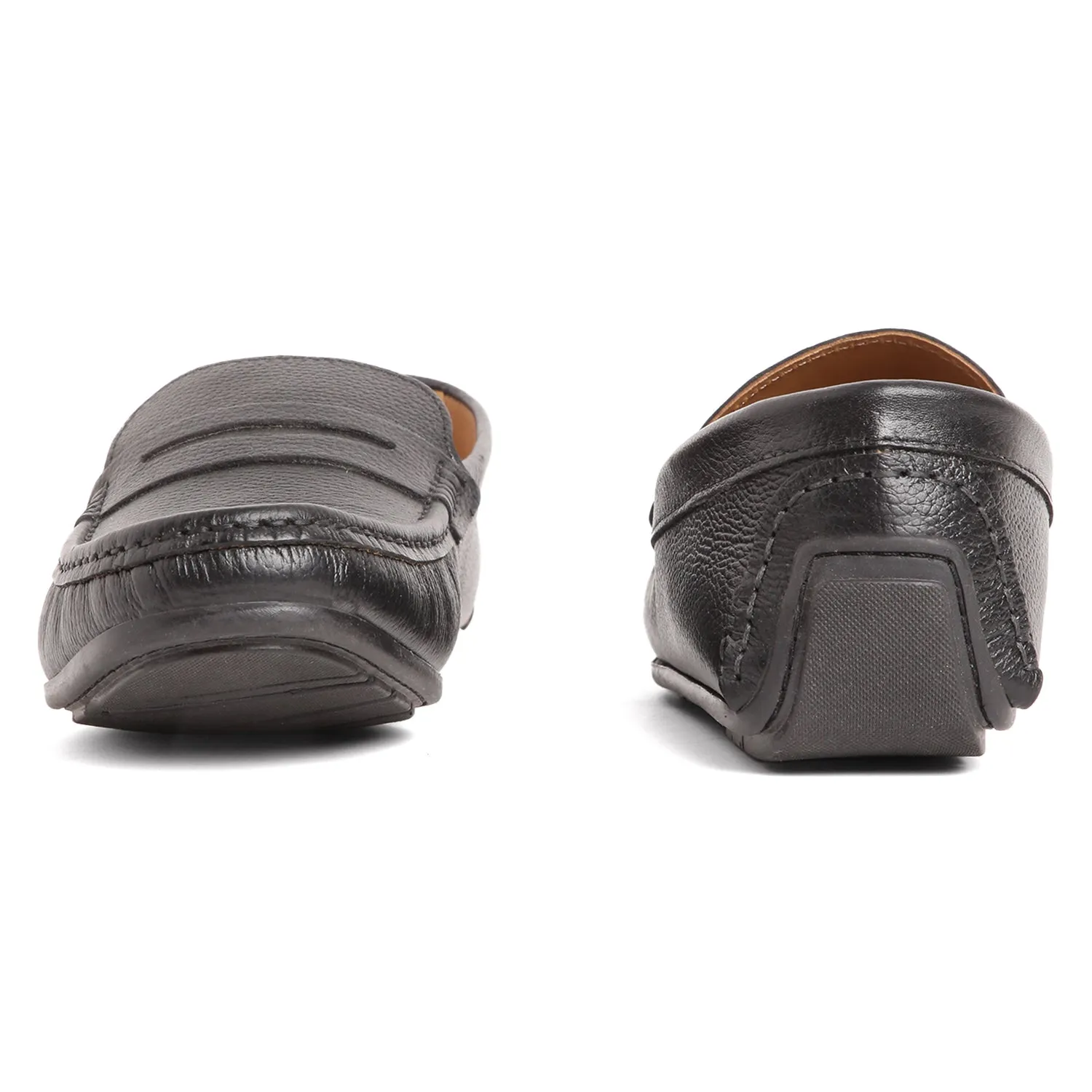 Mild Leather Driving Shoe - Black