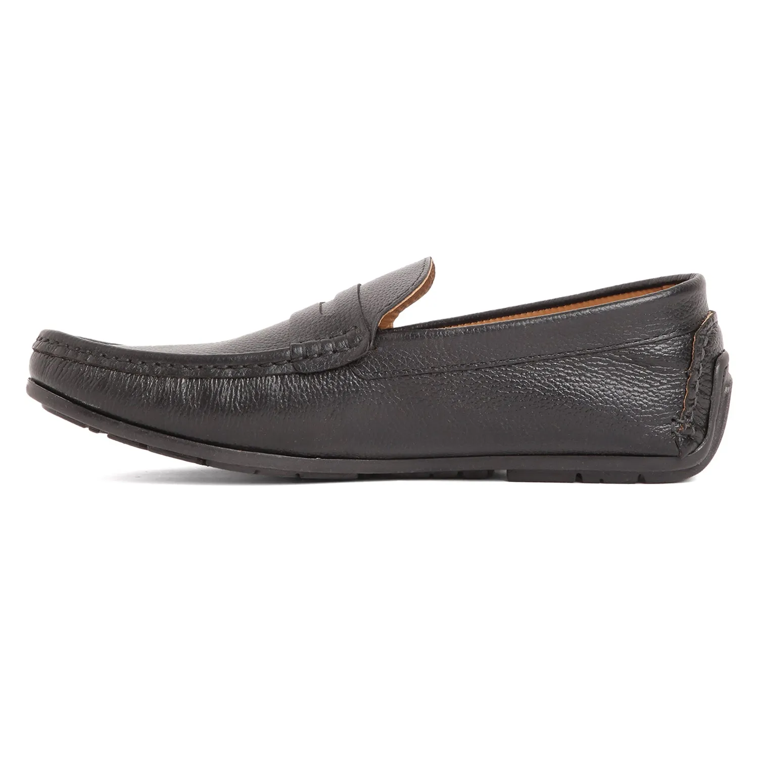 Mild Leather Driving Shoe - Black
