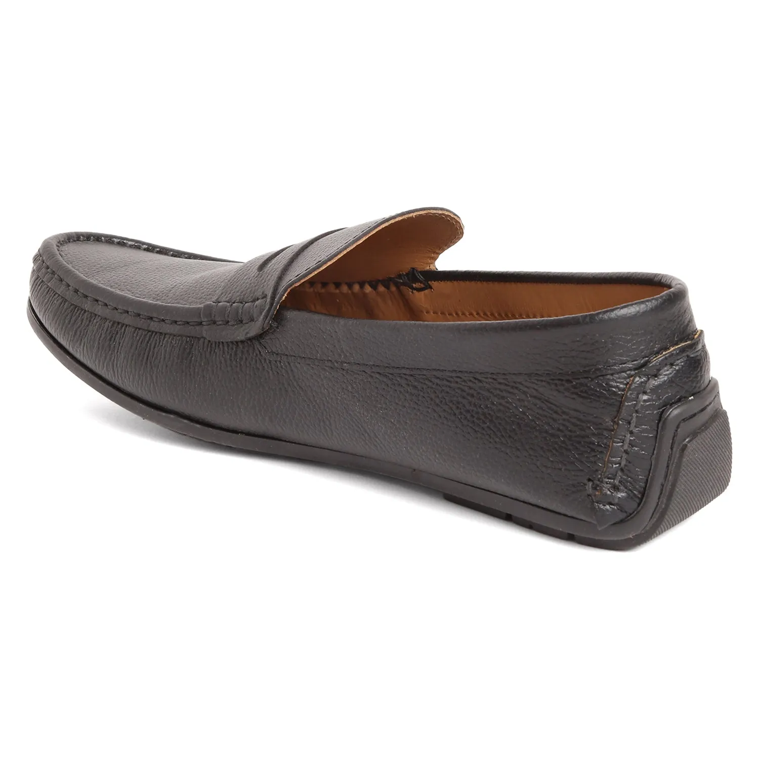 Mild Leather Driving Shoe - Black