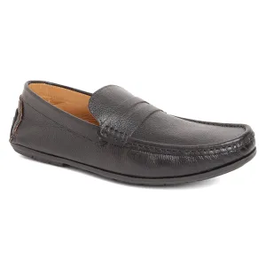 Mild Leather Driving Shoe - Black