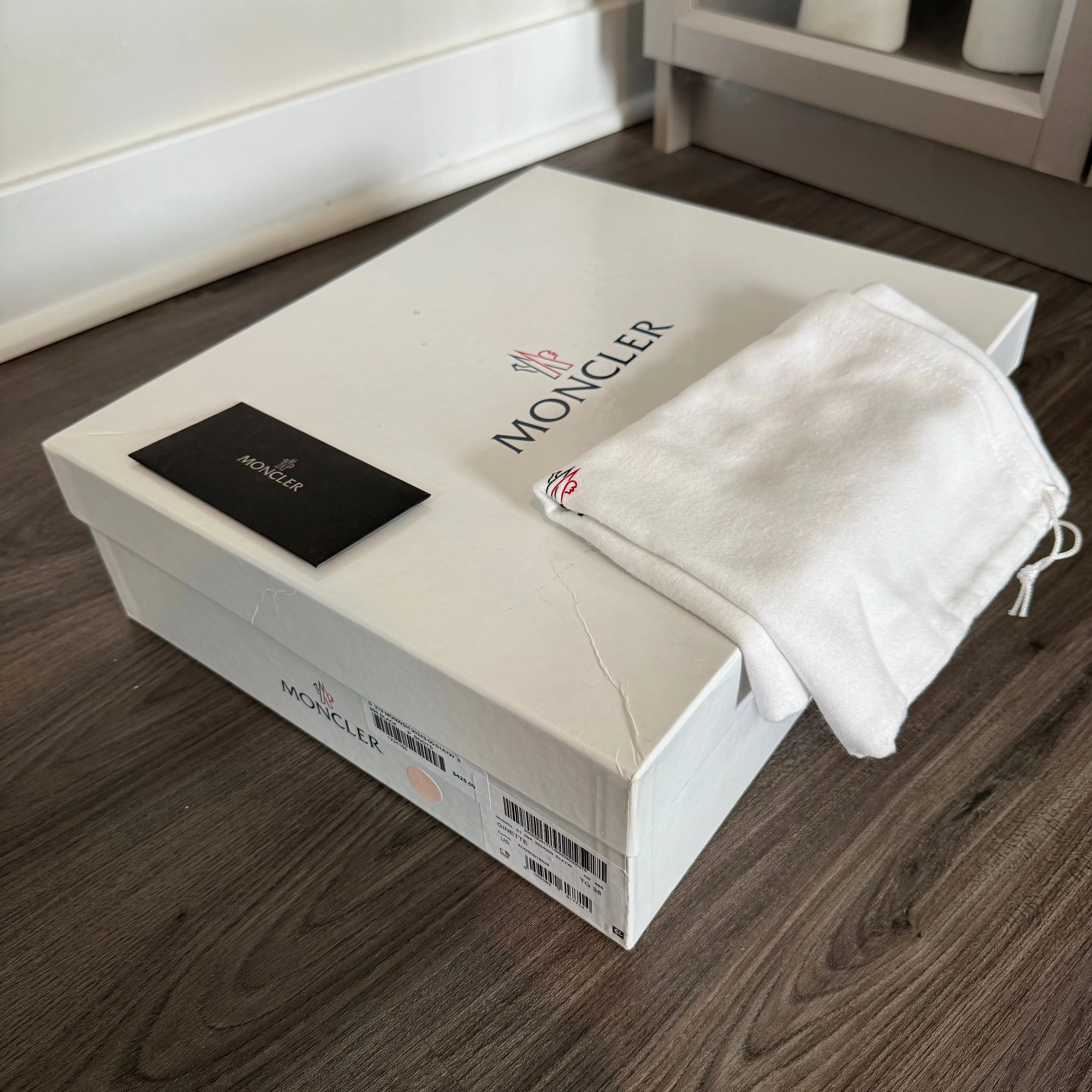 Moncler Ginette Logo Rain Boots