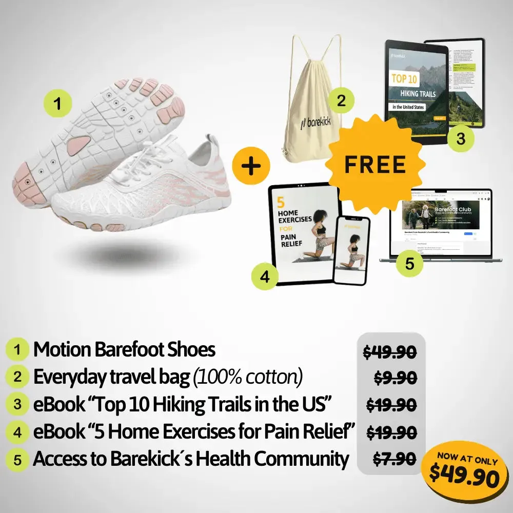 Motion Max - Non-Slip Barefoot Shoes for Men & Women