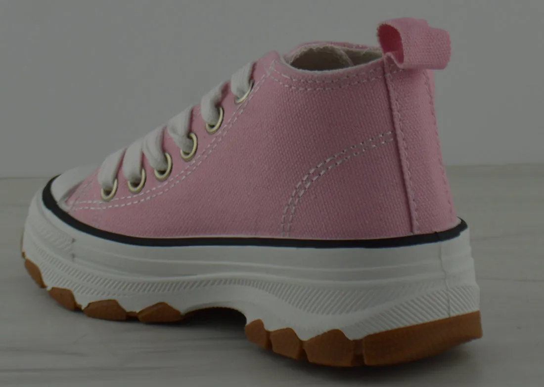 Murphy 1K Little Kids High Top Platform Canvas Sneakers
