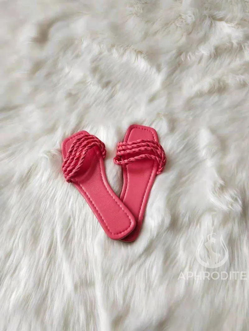 New one-word woven slippers (HPSD058)