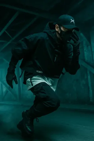 Nightshade Tactical Cloak | Cyberpunk Techwear Outerwear