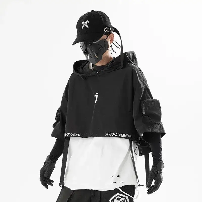 Nightshade Tactical Cloak | Cyberpunk Techwear Outerwear