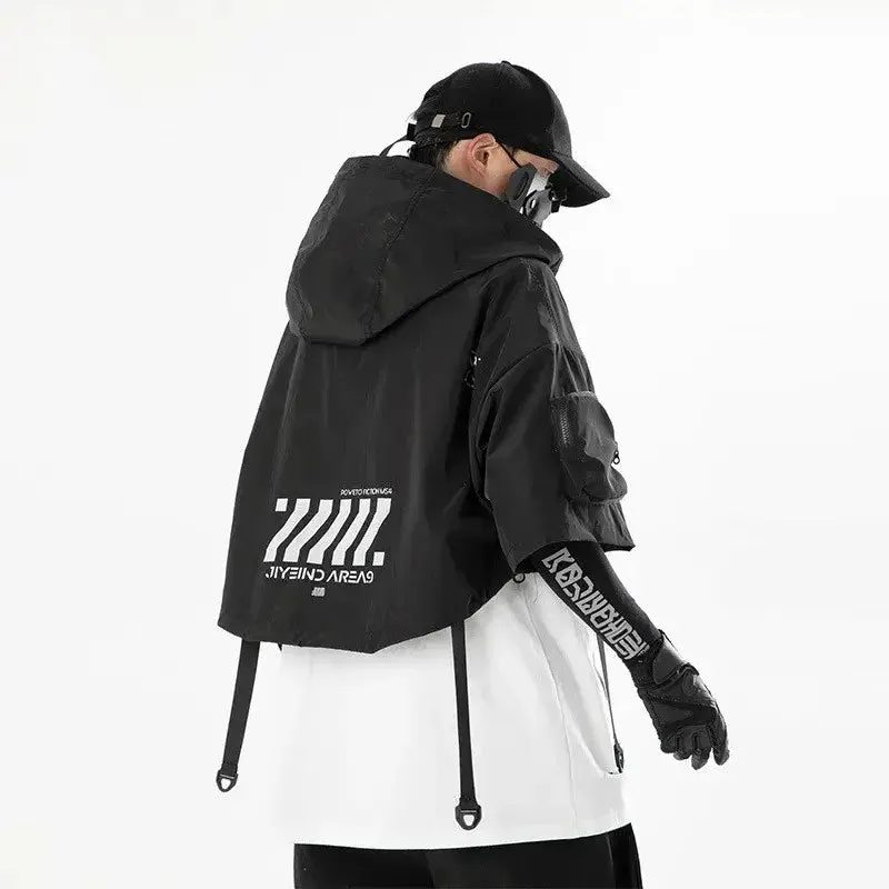 Nightshade Tactical Cloak | Cyberpunk Techwear Outerwear