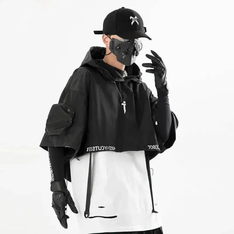 Nightshade Tactical Cloak | Cyberpunk Techwear Outerwear
