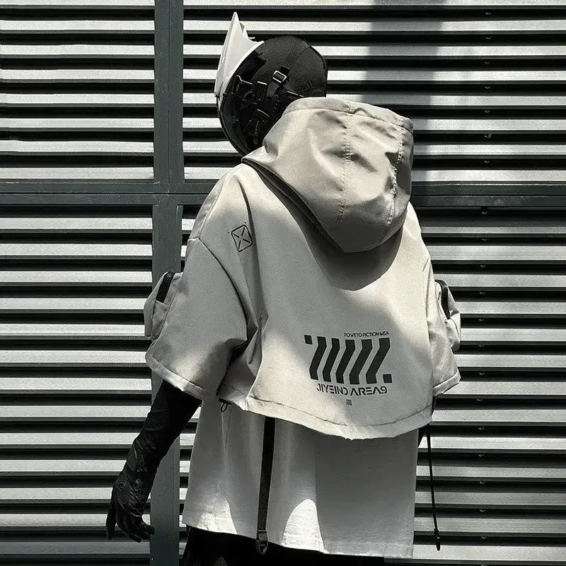 Nightshade Tactical Cloak | Cyberpunk Techwear Outerwear