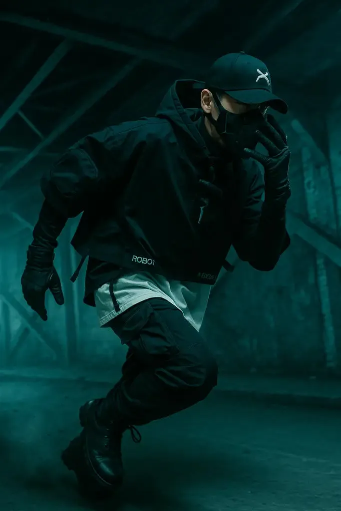 Nightshade Tactical Cloak | Cyberpunk Techwear Outerwear