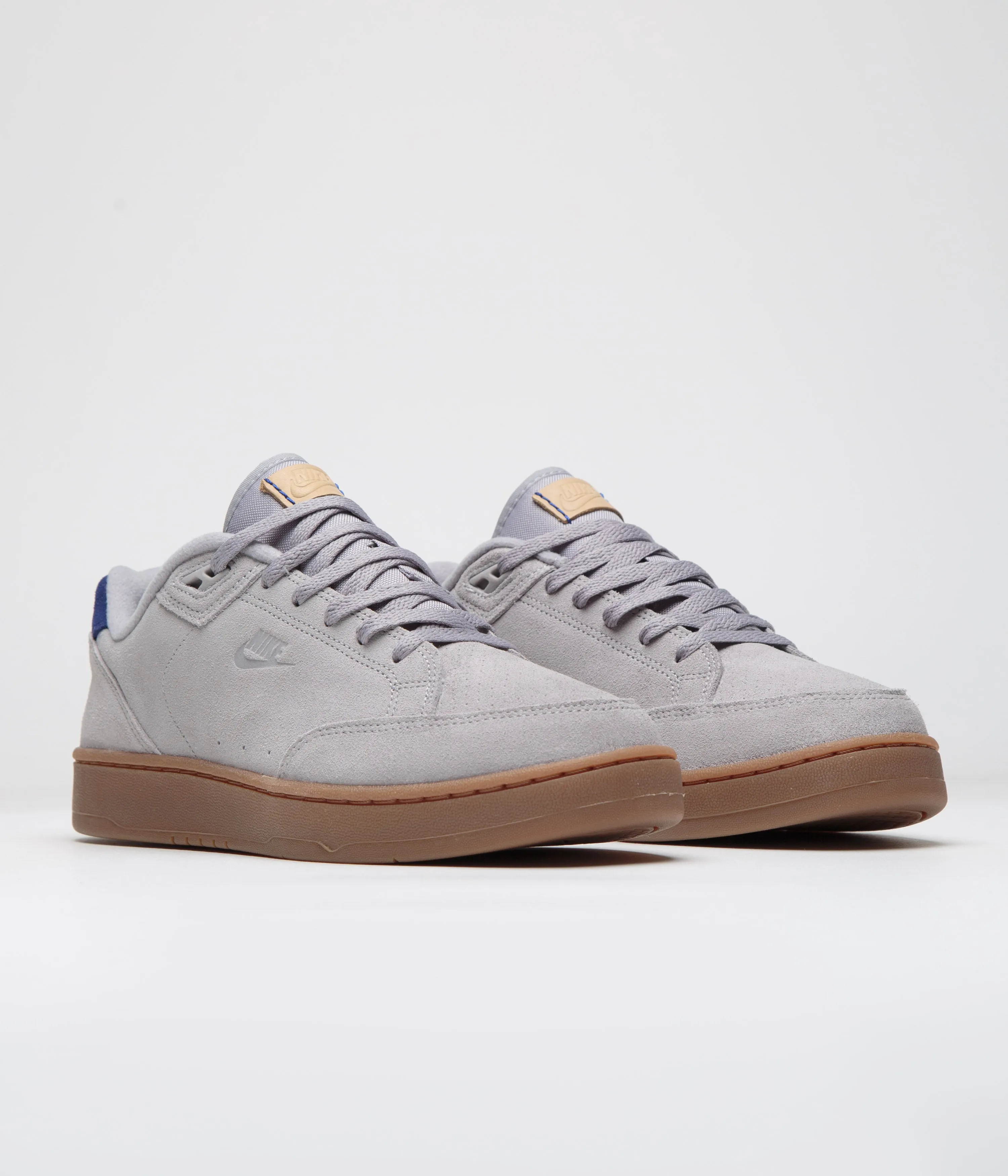 Nike Grandstand II Shoes - Atmosphere Grey / Deep Royal Blue