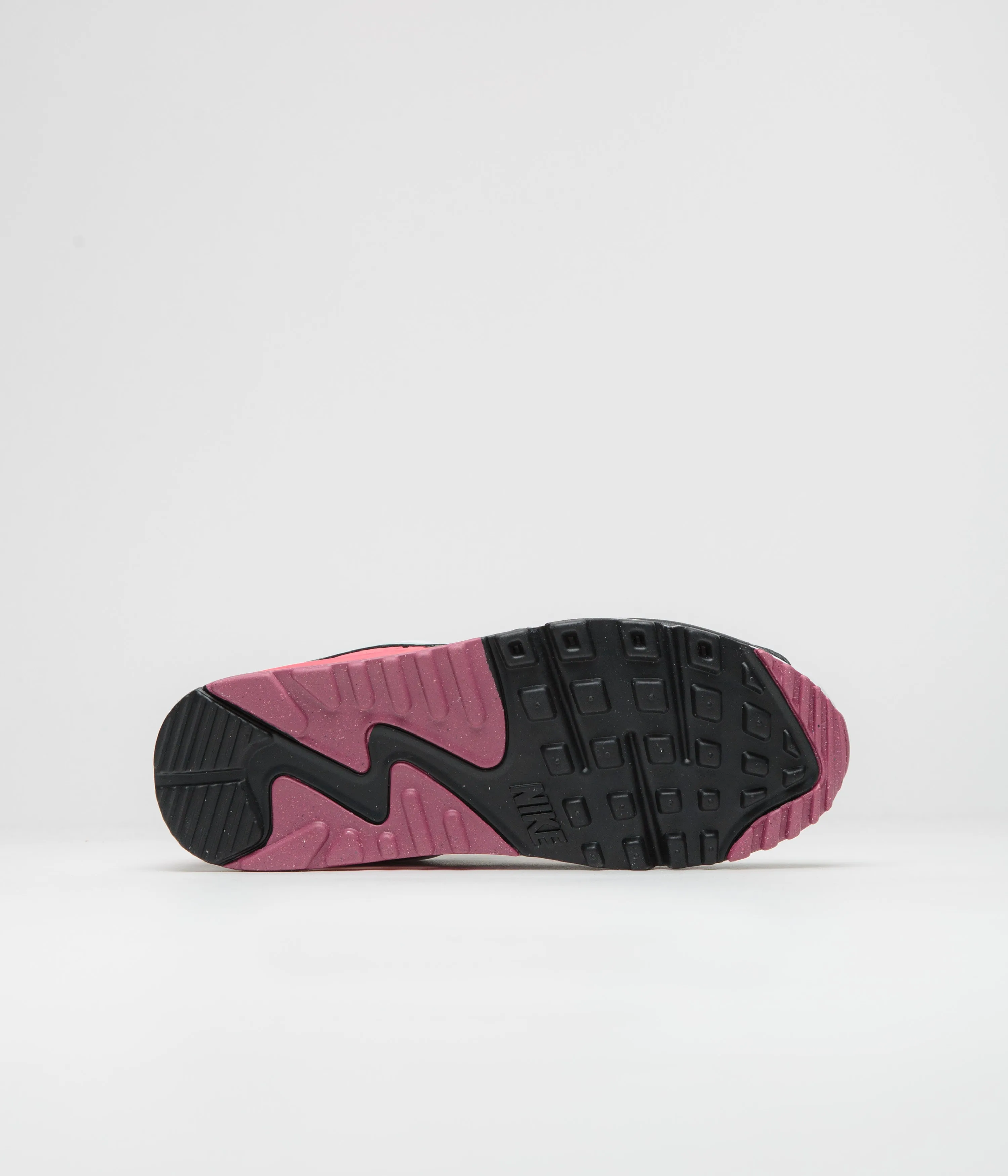 Nike Womens Air Max 90 Shoes - White / Light Silver - Aster Pink - Black