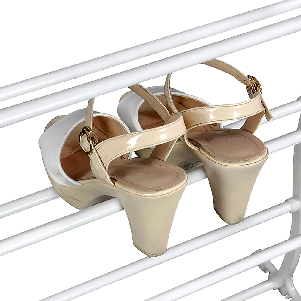 NNEDSZ 36 Pair Shoe Holder Organiser Over The Door Hanging Shelf Rack Storage Hook
