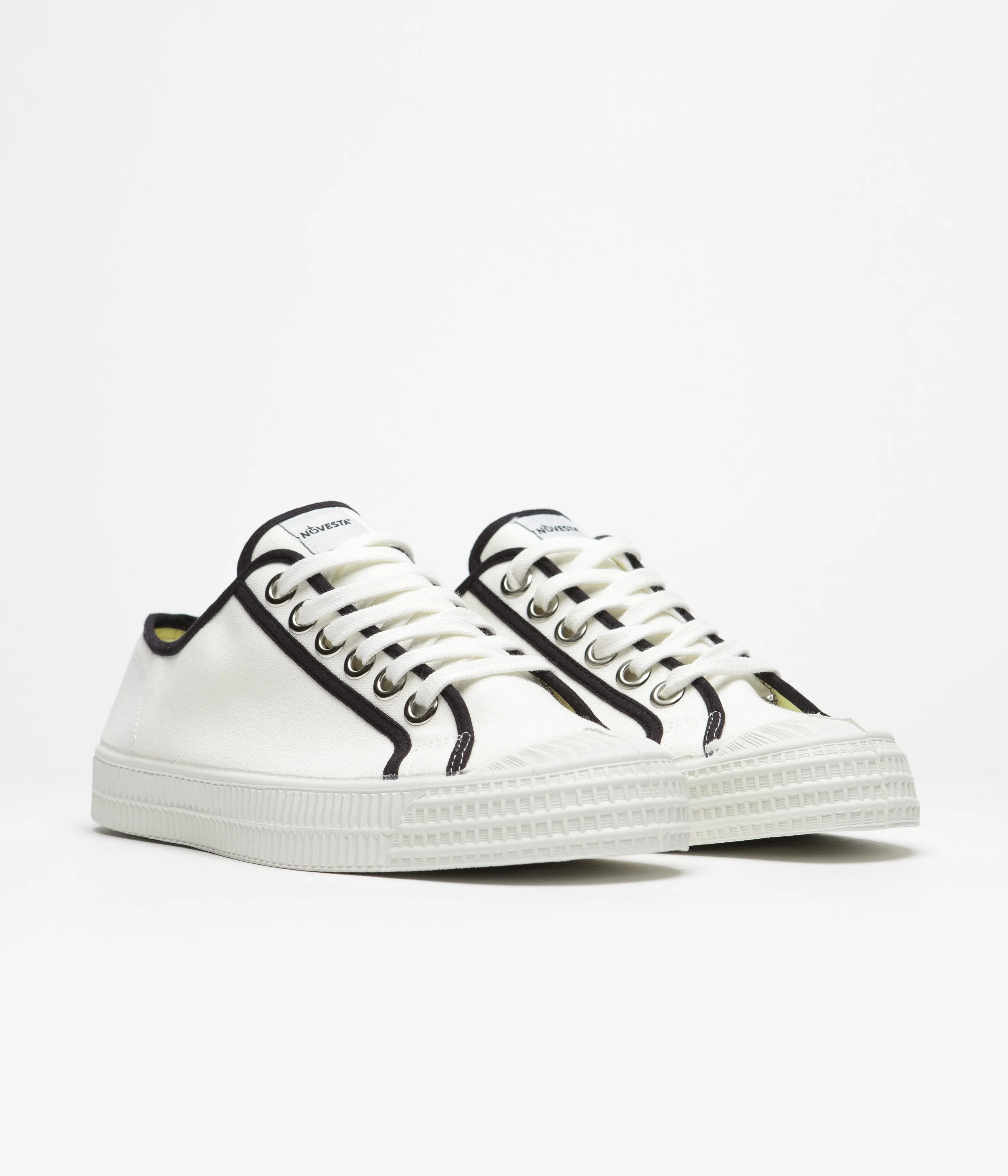 Novesta Star Master Contrast Piping Shoes - 10 White / 60 Black / 110 White