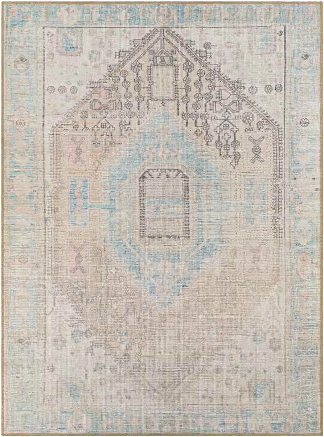Oaklawn Traditional Brown Area Rug Carpet for Living Room Bedroom or Kitchen
