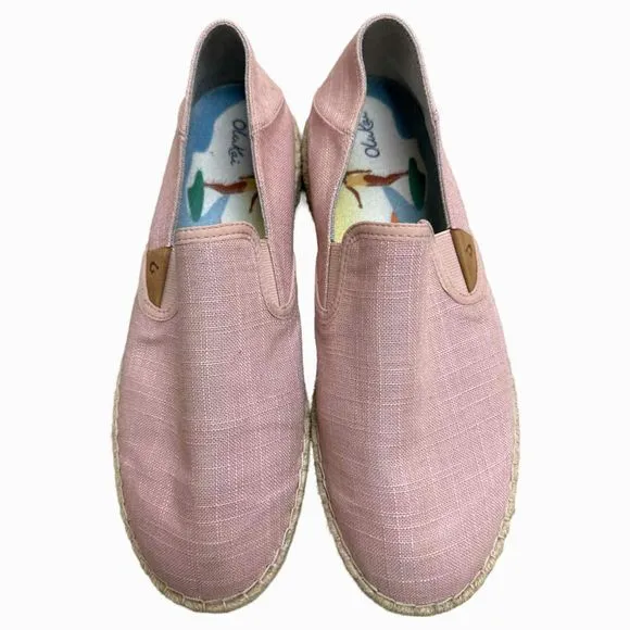 OLUKAI NWOT! olukai kaula pa'a kapa LIGHT LINK ESPADRILLES SIZE 10