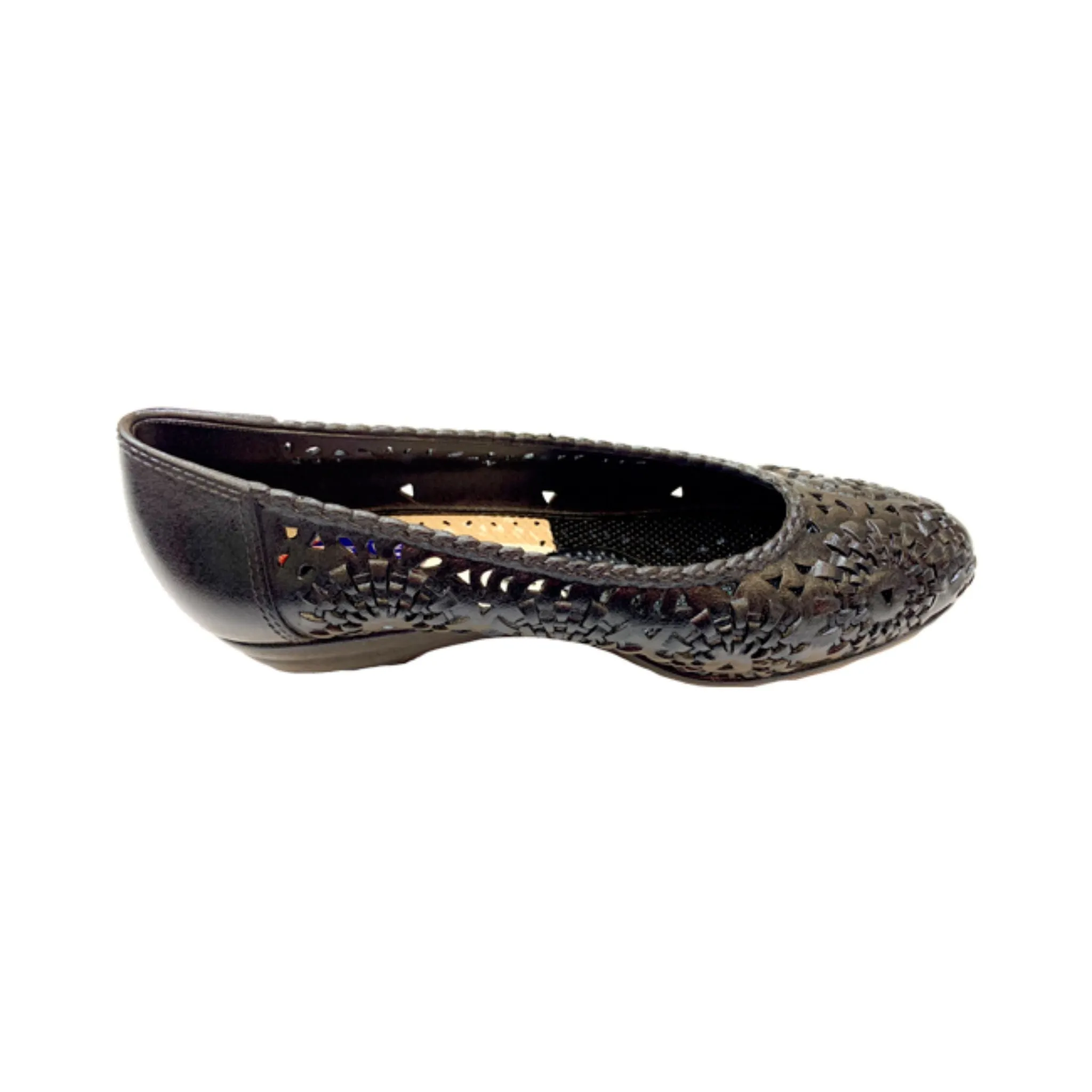 Otafuku Health Shoes  Flower - Black