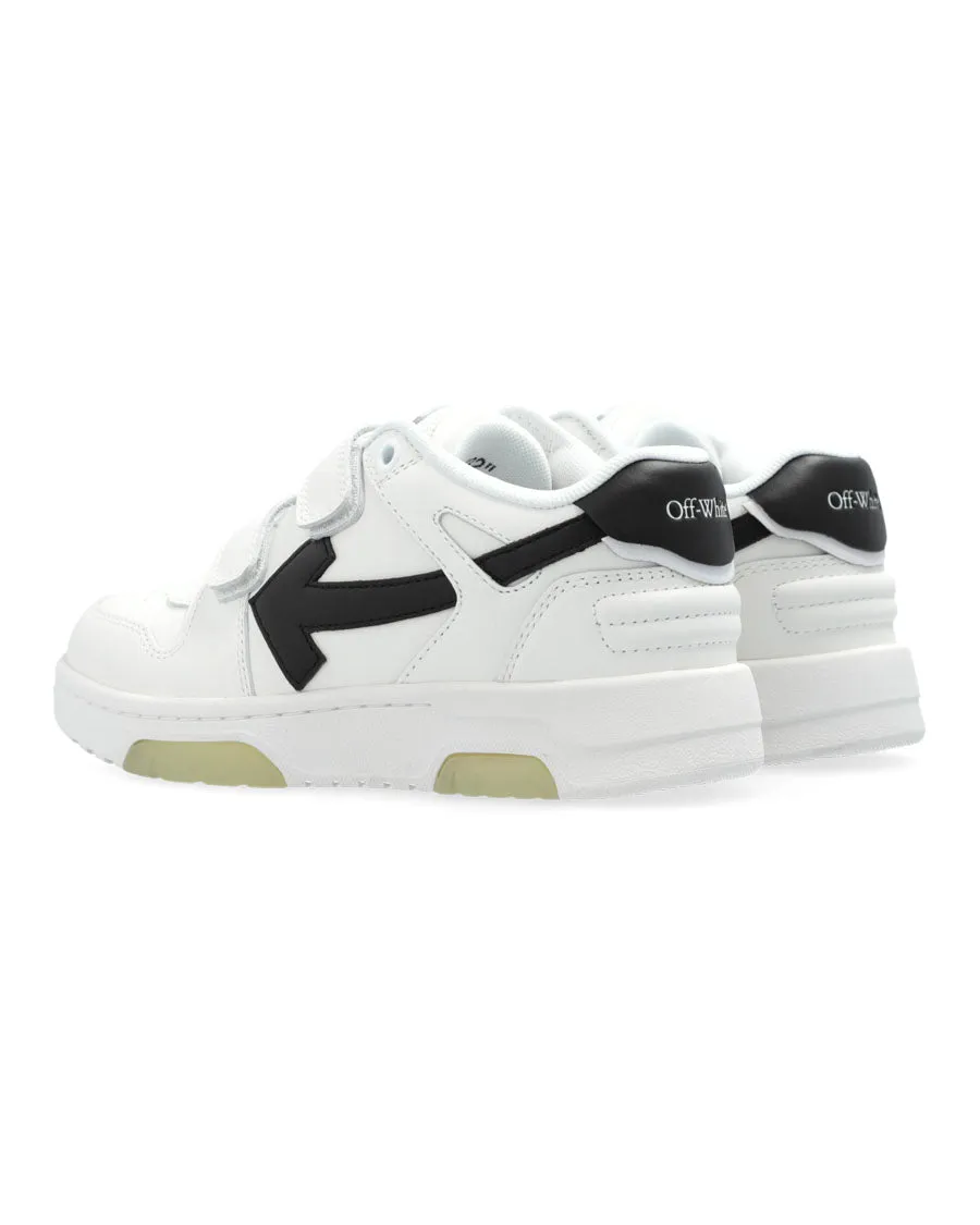 Out of Office Sneakers w/ Straps - White/Black