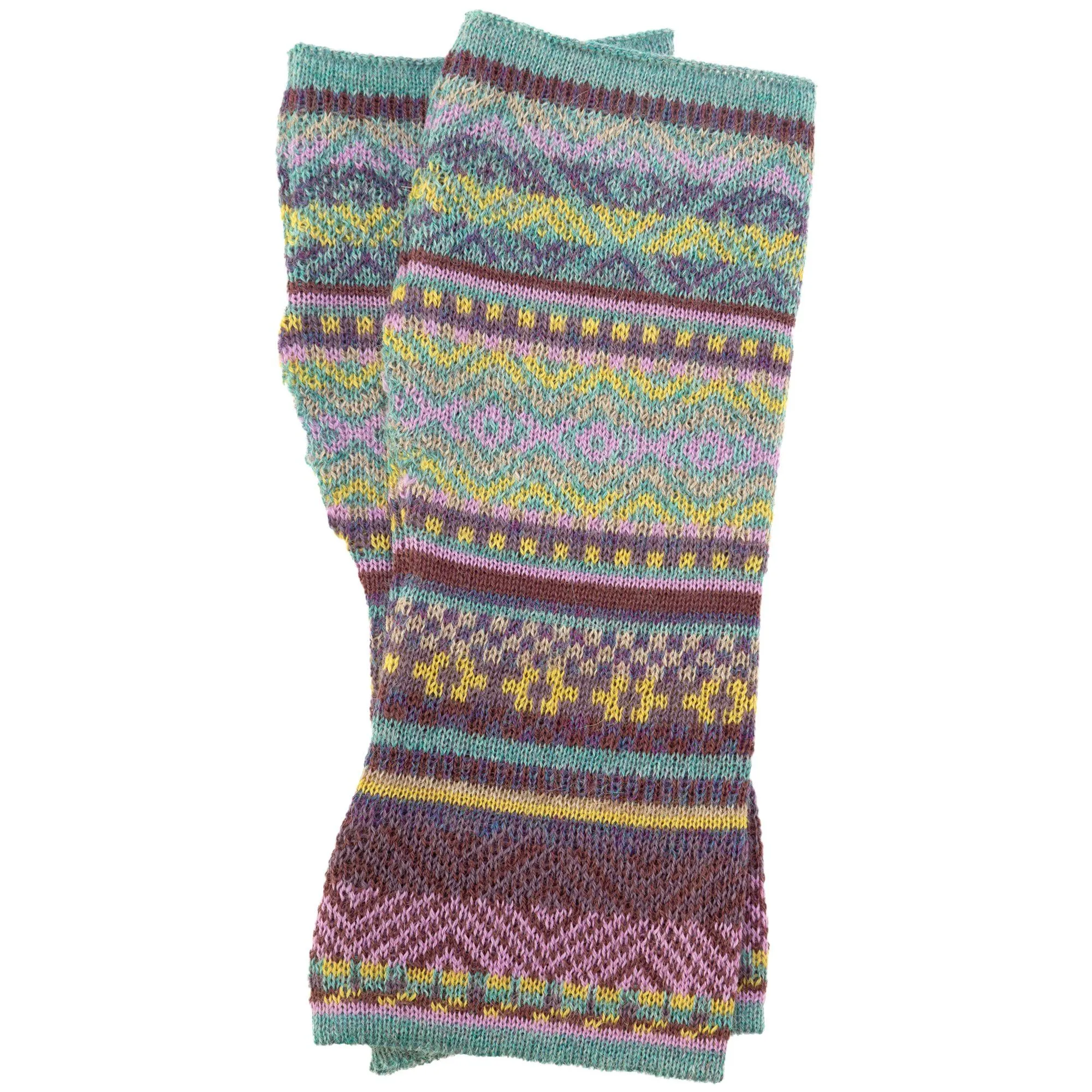 Peruvian Alpaca Fingerless Mittens | Handmade, Fair Trade, 100% Alpaca Fiber
