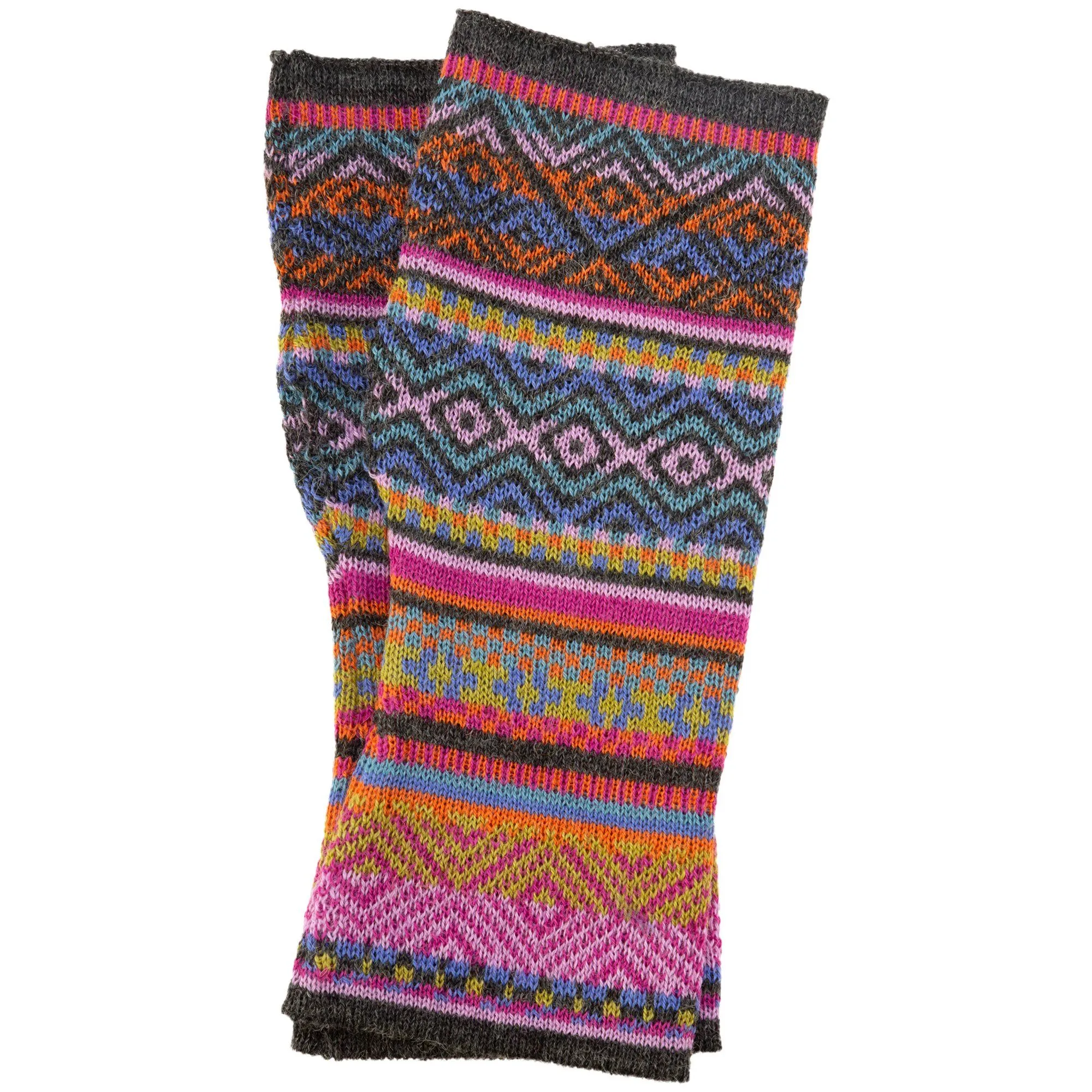 Peruvian Alpaca Fingerless Mittens | Handmade, Fair Trade, 100% Alpaca Fiber