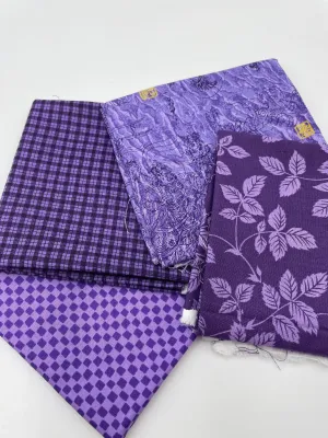 Quilting Cotton Bundle, Purple Rain (WQC1907)