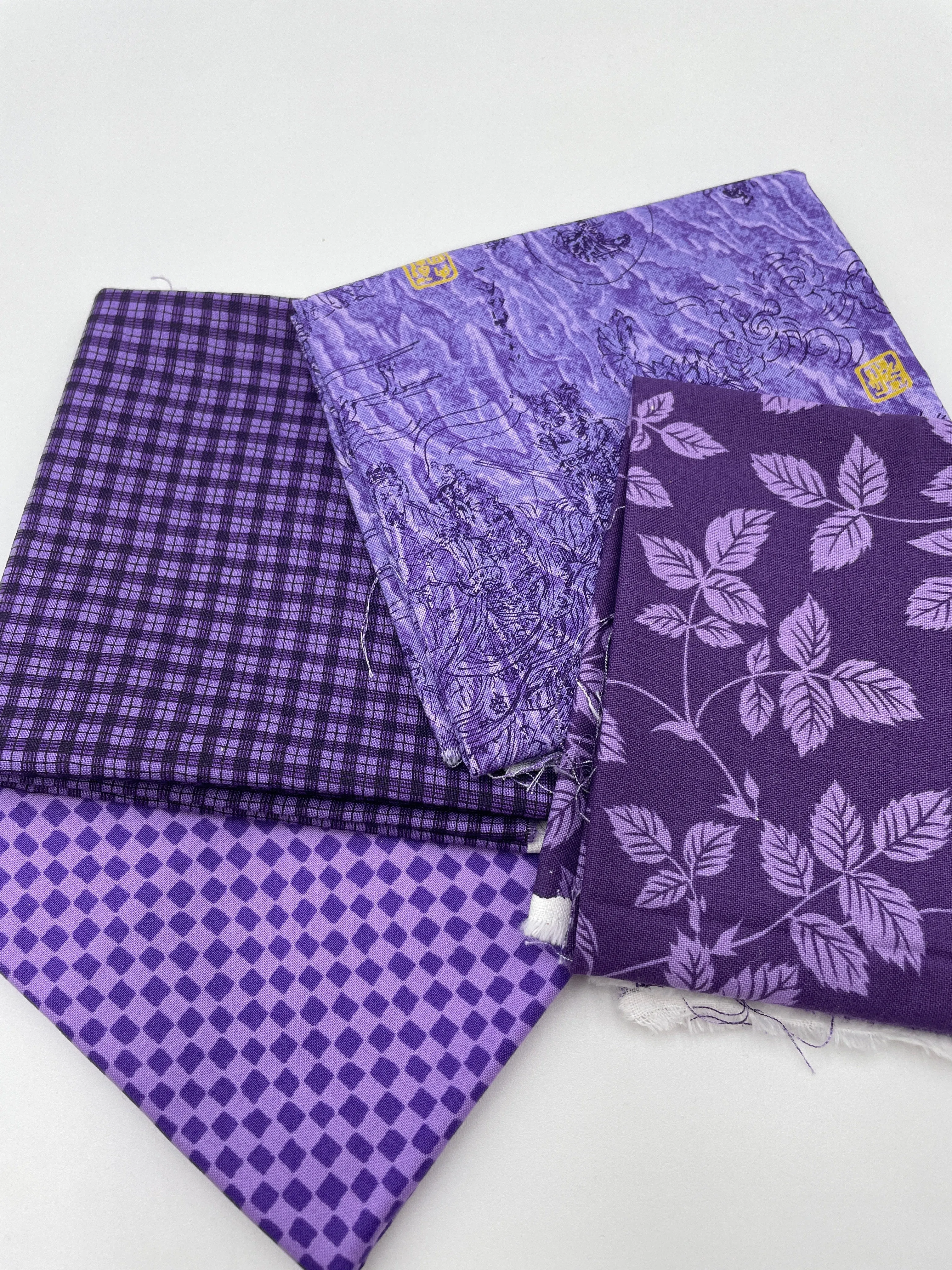 Quilting Cotton Bundle, Purple Rain (WQC1907)