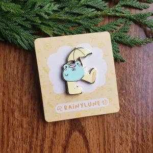 Rain Boots Frog Enamel Pin