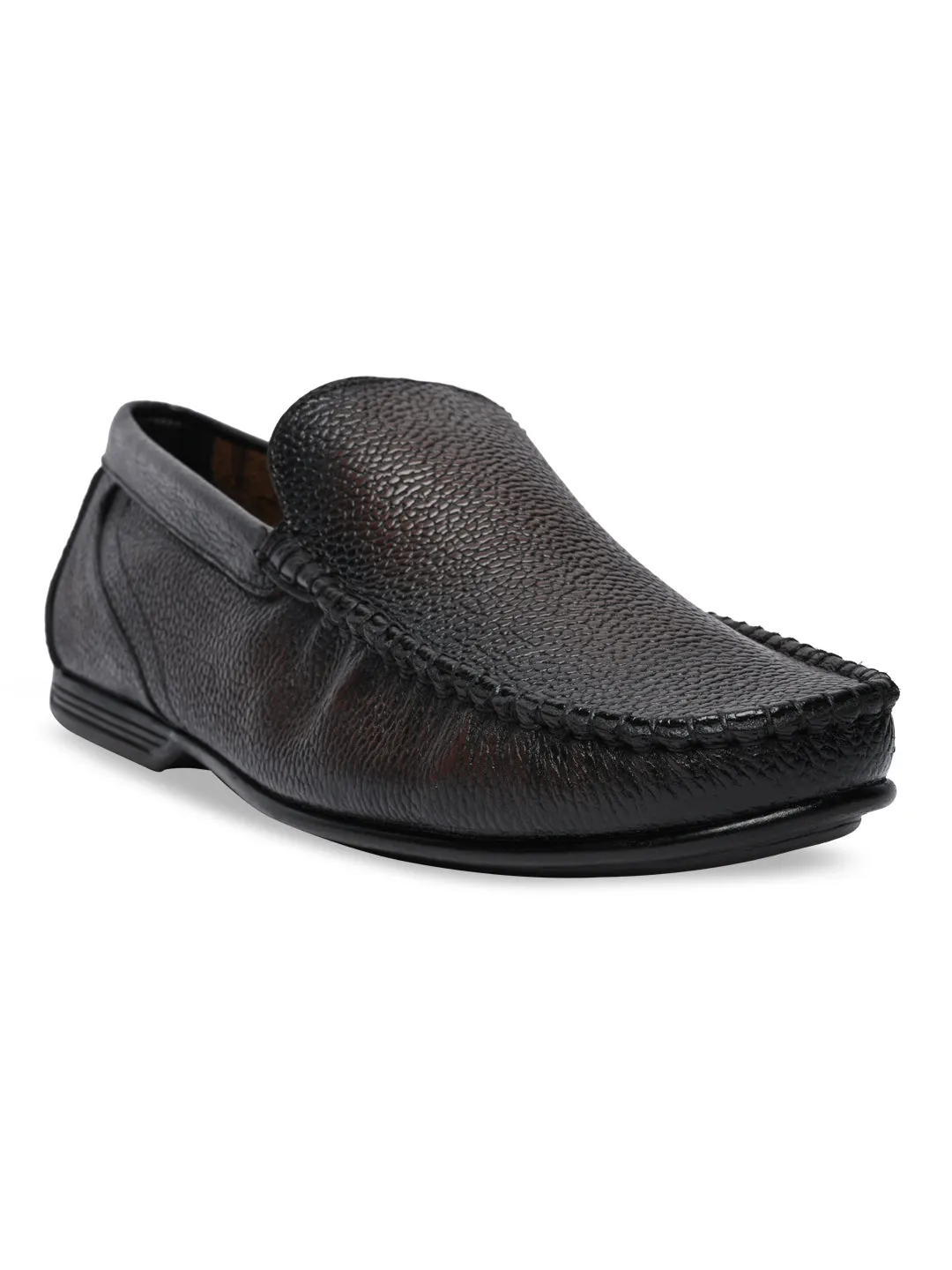 Regal Brown Men Casual Leather Driving Loafers