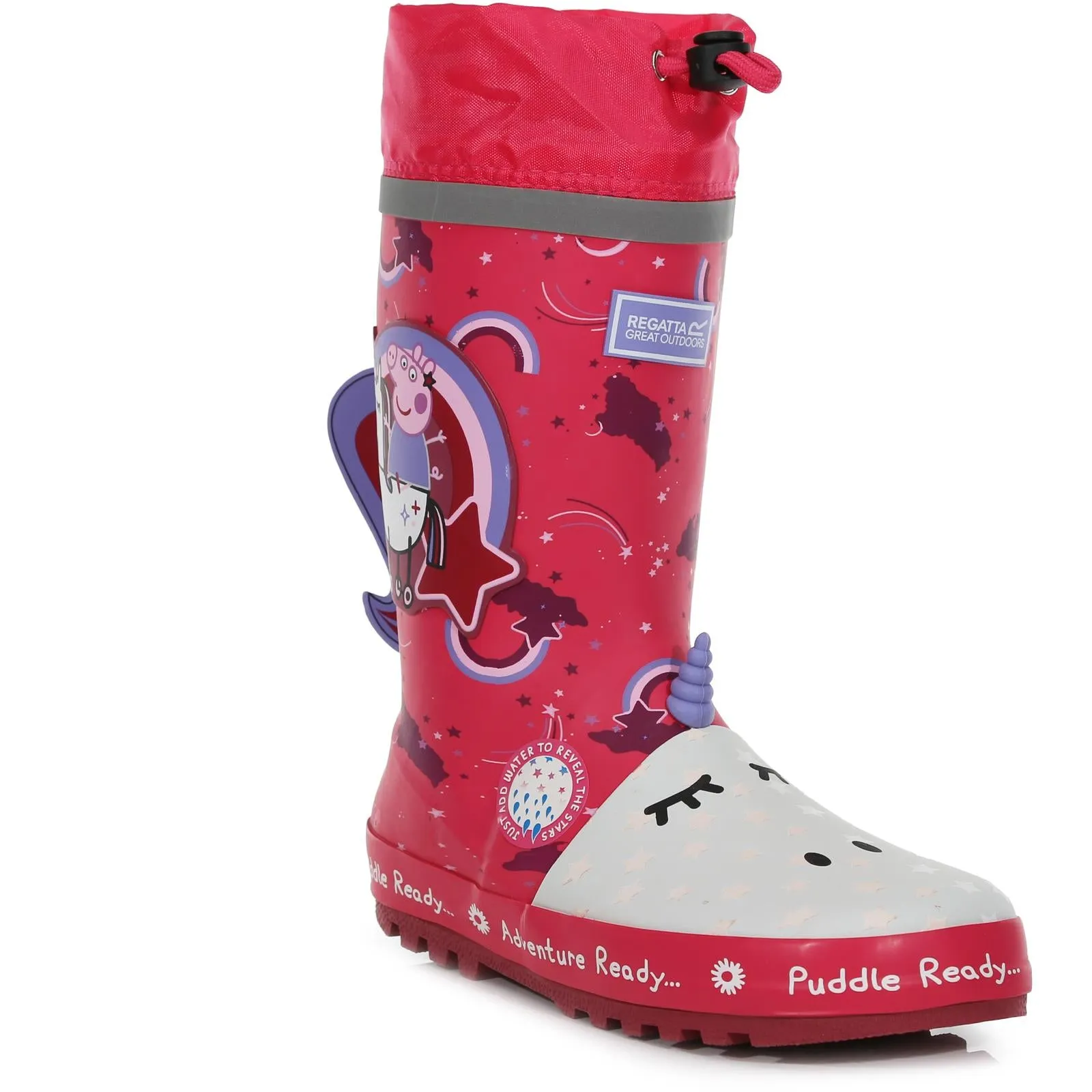 Regatta Kids Peppa Pig Puddle Outdoor Rain Boots Wellies