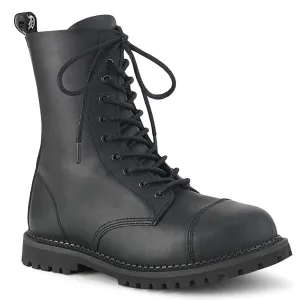 RIOT-10 Black Vegan Leather