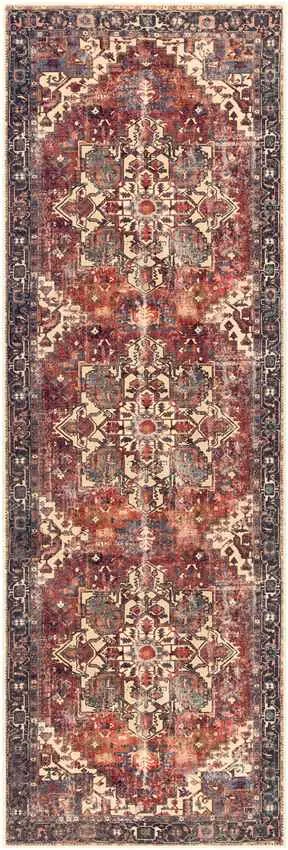 Rome Traditional Red Area Rug Carpet for Living Room Bedroom or Kitchen