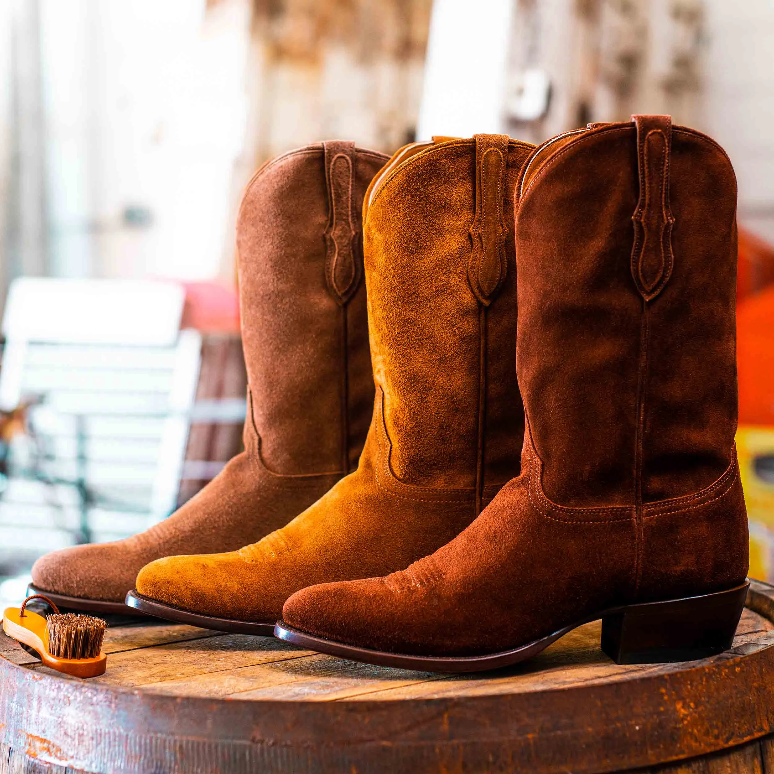 Rujo Boots Men's The Canyon Sand Sentry Suede Boots
